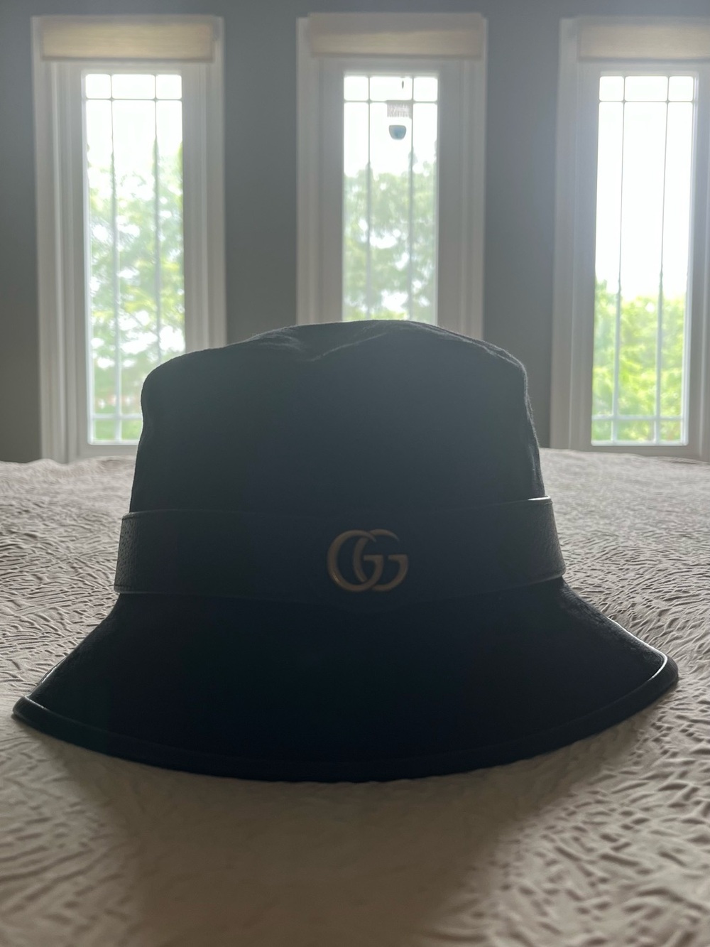 Gucci GG canvas bucket hat with Double G